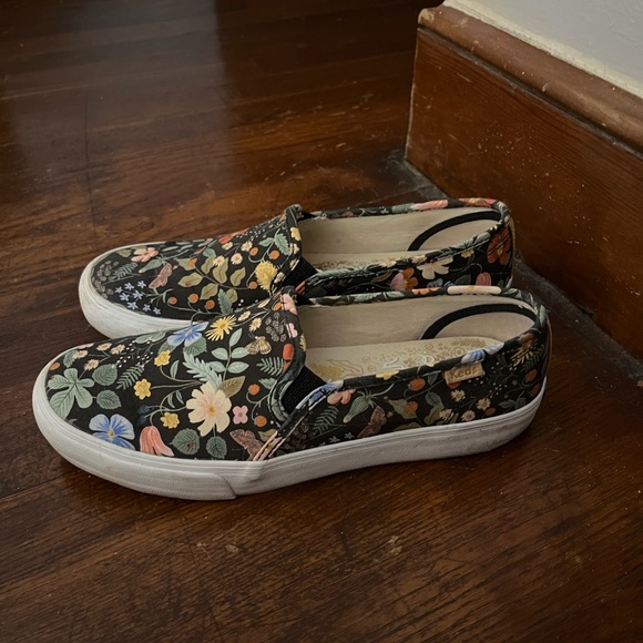 Shoes - Keds x Rifle Paper Co. Double Decker Strawberry Fields